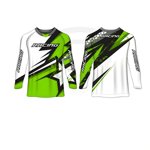 Jersey de Motocross Personalizado con Diseño Impreso, Transpirable, Resistente al Viento, Cómodo, Anti-UV, Ropa Deportiva de Secado Rápido, Unisex, para Carreras - Product Image 3