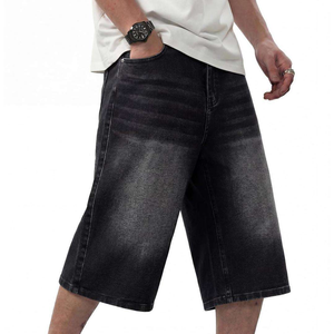 Shorts en jean respirants personnalisés pour hommes, taille mi-haute, imperméables, coupe-vent, haute qualité, logo personnalisé accepté, été - Product Image 5