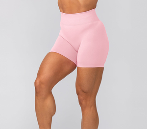 Women Seamless High Waist Super Soft Yoga Shorts <b>Tummy</b> <b>Control</b> Fitness Gym Workout Shorts - Product Image 2