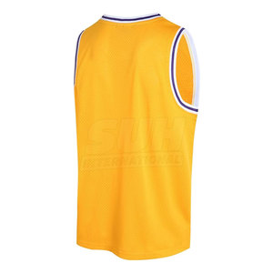 Maillot de basket-ball en mesh sur mesure de qualité supérieure pour hommes, été, écologique, séchage rapide, respirant, design personnalisable - Product Image 2