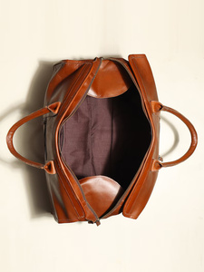 Wholesale Genuine Leather <b>Travel</b> Duffle <b>Bag</b> Duffel <b>Bag</b> Custom Duffle <b>Bags</b> for <b>Men</b> - Product Image 2