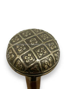 Bastones de madera antiguos victorianos con mango de cabeza plana Bastones de diseñador vintage Regalos del Día del Padre - Product Image 2