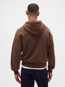 Sweat-shirt unisexe surdimensionné en molleton épais, coton et polyester, style streetwear hiver, pour hommes et femmes, OEM ODM - Product Image 4