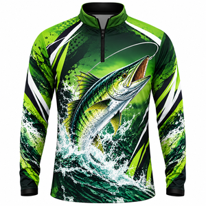 Camiseta de Pesca Personalizada de Manga Larga, Ropa Deportiva con Protección UV, Camiseta de Pesca de Alto Rendimiento para Pesca al Aire Libre y Deportes Acuáticos - Product Image 4