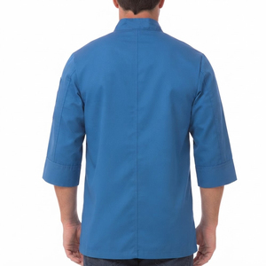 Veste de Chef en Twill à Double Boutonnage au Design Simple pour Hommes – Qualité Supérieure, Tenue de Cuisine Tendance, Uniforme de Chef Élégant - Product Image 2