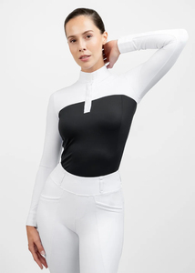 Chemise d'équitation pour femme, tissu léger et doux, coupe confortable et élégante, design professionnel. - Product Image 3