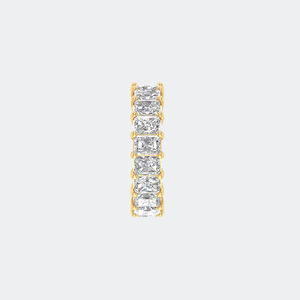 4.60CTW Radiant Cut Prong Set Eternity <b>Ring</b> - Product Image 5