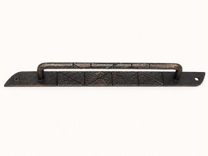 Poignée de meuble longue en fer rustique traditionnelle avec finition métallique vintage classique pour tiroirs, portes et armoires de cuisine - Product Image 4