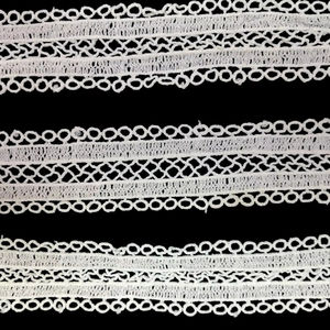 Ribete de encaje 100% algodón de alta demanda, de secado rápido, transpirable y ecológico para el ribeteado de prendas (pesado/ligero) - Product Image 1