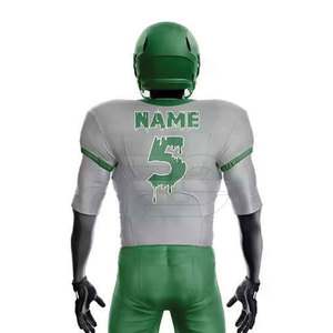 Uniforme de Fútbol Americano de Estilo Único, Transpirable, de Alta Calidad, 100% Poliéster, Colores y Logotipos Personalizados, Diseño Personalizado, Servicio OEM - Product Image 6