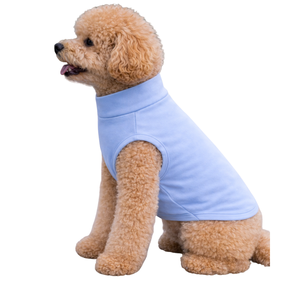 T-shirt pour chien anti-UV bleu léger, protection solaire, vêtement d'été pour animal de compagnie, doux, extensible, respirant et rafraîchissant - Product Image 3