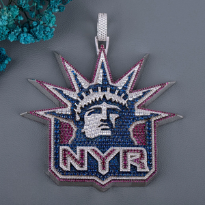 Colgante de Plata de Ley 925 con Diamantes de Moissanita, Estilo Hip Hop, para Hombre y Mujer, Joyería de Lujo Brillante, Regalo - Product Image 2