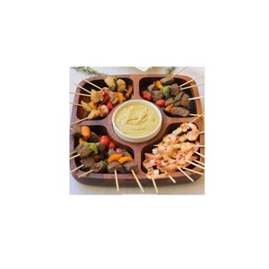 Bandeja de Madera para Servir Aperitivos, Desayuno, Café, Té, Comida, para la Mesa de la Cocina, Comedor y Decoración del Hogar - Product Image 1