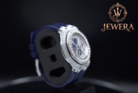 Reloj Mossinate de Lujo, Acero Inoxidable, Cristal y Diamantes Genuinos, Movimiento Mecánico, Estilo Hip Hop para Hombre y Mujer