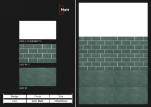 Carreaux vitrifiés contemporains mats 12"X24" conçus pour une élégance pratique alliant fiabilité structurelle avec une touche subtile - Product Image 3