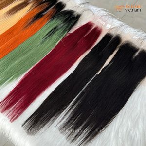 Alta calidad 100% Real Raw Swiss Lace Closure Black Women's Wave Peluca con alto precio de paquete de estilo Envío mundial - Product Image 5