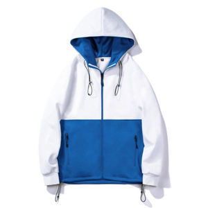 Sudaderas con capucha y cremallera bordadas de alta calidad, con logotipo personalizado, forro polar completo, transpirables, a prueba de viento, ropa exterior para hombre, ¡Oferta! - Product Image 3