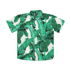 เสื้อเชิ้ตชายพิมพ์ลายฮาวายสำหรับฤดูร้อน ป้องกันรอยยับ ระบายอากาศได้ดี ผลิตจากผ้าสแปนเด็กซ์/โพลีเอสเตอร์ เหมาะสำหรับใส่ลำลองหรือทำกิจกรรมกลางแจ้งชายหาด - Product Image 1