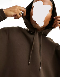 Sudadera con Capucha Personalizada con Logotipo, de Algodón, Informal, de Lujo, de Alta Calidad, con Forro Polar, Bordada, al por Mayor, para Hombre - Product Image 2