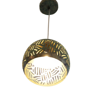 Lampe suspendue en métal de forme ronde pour mur et plafond, décoration intérieure, lanterne suspendue pour la cuisine, lampe suspendue - Product Image 5
