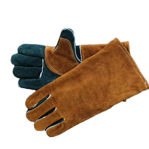 Guantes de Soldadura de Cuero Vacuno de Primera Calidad, Protección Industrial de Seguridad - Product Image 2