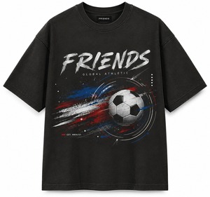 เสื้อยืดโอเวอร์ไซส์สีดำสำหรับผู้ชาย แขนสั้น ผ้าคอตตอนเจอร์ซีย์ สไตล์ลำลอง พิมพ์ลาย HD ด้านหน้า คอกลม ระบายอากาศได้ดี แห้งเร็ว ป้องกันรังสียูวี - Product Image 1