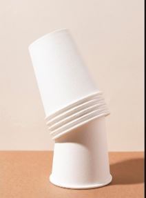 Gobelets en papier blancs à paroi simple de 7 oz (210 ml) – jetables pour boissons chaudes, diamètre 90 mm, en pâte vierge - Product Image 6