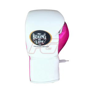 Guantes de Boxeo No Boxing No Life para Entrenamiento y Sparring, Cierre de Gancho y Bucle o con Cordones, Cuero Genuino, Absorbe la Humedad - Product Image 4