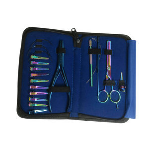 Kit complet d'extensions capillaires, outils de beauté professionnels pour l'installation, l'application, le retrait et le coiffage des extensions capillaires - Product Image 3