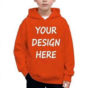 Customized Color Kids Hooded Fleece Sweatshirt Custom Printed Design Breathable Casual Wear for Children Regular Sleeve Winter - Product Image 5