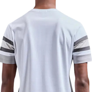 T-shirt Homme Color Block en Coton Mercerisé Premium à Manches Courtes – Haut Décontracté Tendance – Logo Personnalisé – Vente en Gros – Fabricant de Vêtements - Product Image 4