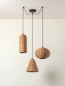 Decorative Rattan Pendant Light Handmade Woven Ceiling Lamp for Dining Room Living Room Entryway Hallway - Product Image 6