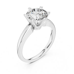 Anillo de Oro Amarillo de 14K con Diamante Cultivado en Laboratorio para Mujer |   Regalo de Aniversario |   Diamante Cultivado Nuevo - Product Image 4