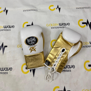 Gants de boxe en cuir de vachette véritable de haute qualité, fabriqués sur mesure en usine, très demandés, pour la lutte (No Boxing No Life). - Product Image 2