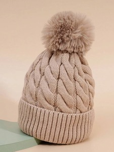 Bonnet tricoté unisexe pour femme, style pêcheur, à revers court, en coton 100% jacquard rayé, personnalisable avec logo de marque privée, vente en gros - Product Image 2