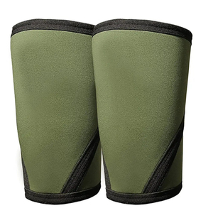 New Arrival Neoprene 7mm Weightlifting <b>Knee</b> Sleeves Breathable <b>Compression</b> <b>Support</b> Adjustable Foldable Comprehensive Protection - Product Image 4