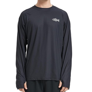 Maillot de pêche personnalisé de haute qualité 100% polyester UPF50 respirant à séchage rapide avec impression par transfert thermique pour hommes - Product Image 1