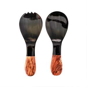 Ensemble de service à salade bleu, dernier modèle, écologique, passe au lave-vaisselle, ustensiles à salade pour la maison et la cuisine, fabriqué en Inde - Product Image 4