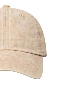 Casquette de baseball en coton beige délavé, unie, ajustable, unisexe, décontractée, respirante, confortable, qualité supérieure - Product Image 3
