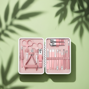 Kit Profesional de Manicura y Pedicura, Juego de Cortaúñas de Acero Inoxidable con Estuche de PU - Product Image 6