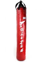 Fairtex Sac de frappe banane 6FT pour Muay Thai, MMA et Kickboxing, sac de frappe lourd suspendu pour l'entraînement