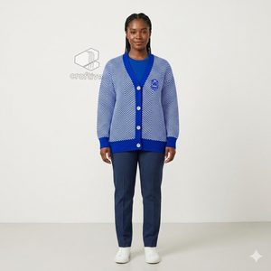 Suéter Cárdigan de la Hermandad Zeta Phi Beta para Mujer, con Escudo Bordado, Botones al Frente, Cuello en V, Manga Larga, Ropa con Diseño Griego - Product Image 5