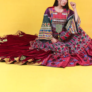 Robe ethnique tribale Banjara de qualité supérieure, robe traditionnelle afghane/pakistanaise pour les fêtes, prix de gros - Product Image 4