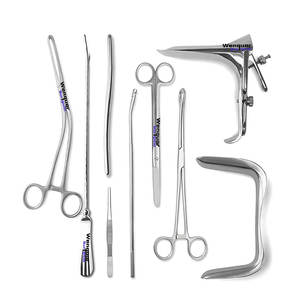 Juego de Instrumentos Quirúrgicos Wenquar de 9 Piezas, Herramientas Básicas de Obstetricia, Ginecología y Cirugía Abdominal - Product Image 1