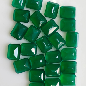 Onyx vert naturel 10x8MM, coupe octogonale, meilleure qualité, pierre précieuse en vrac pour la fabrication de bijoux - Product Image 3