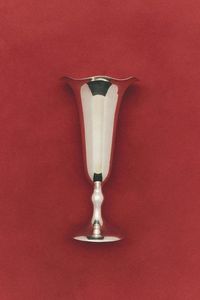 Juego de Copas de Vino de Latón Plateado, Juego de Copas de Champán de Metal, Vajilla Vintage, Cristalería de Bar, Copas de Vino - Product Image 6