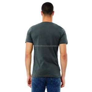 Camiseta de Manga Corta de Algodón 100% Lavado de 270g, Superventas de la Marca, para Hombre y Mujer, Cuello Holgado, Estilo Casual, Diseño Liso - Product Image 3