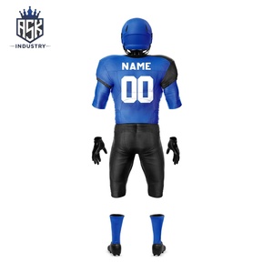 Uniformes de Fútbol Americano Transpirables del Mejor Fabricante, 100% Poliéster, Tallas Grandes, Diseño Personalizado, Precio de Fábrica, Sublimación, OEM - Product Image 3