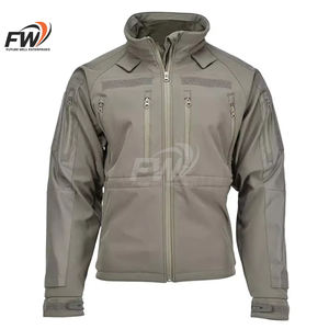 Chaqueta Ligera Personalizada para Hombre, Impermeable, Transpirable, Naranja, Ropa de Caza, Chaqueta de Pesca con Camuflaje, Chaqueta de Lluvia para Exteriores - Product Image 1