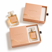 Boîte à cosmétiques personnalisée de luxe, imperméable, avec aimant, en carton, avec logo personnalisé en relief, pour emballages de maquillage, parfums, boîte à tiroirs